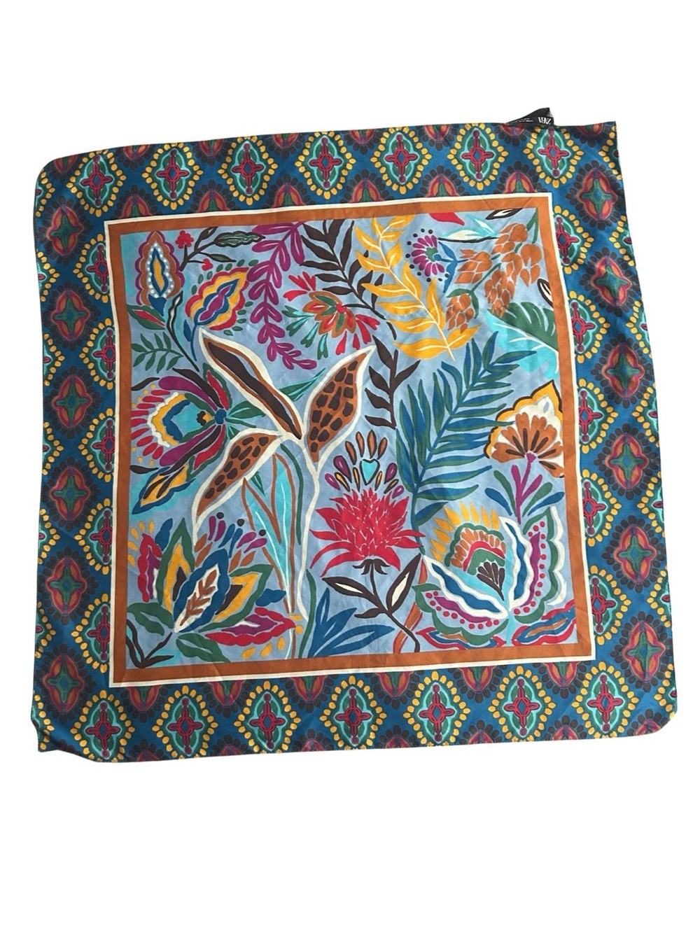 Vibrant Zara Square Scarf Multi Colored